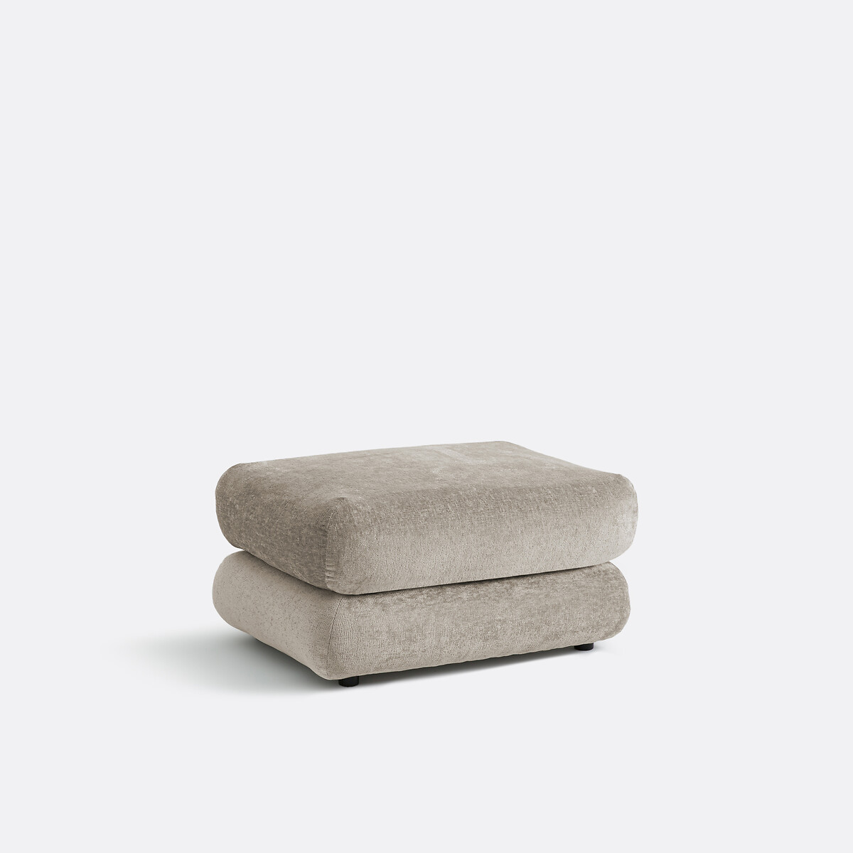 LA REDOUTE INTERIEURS<br>Puff modular, veludo grosso, HOOVER
