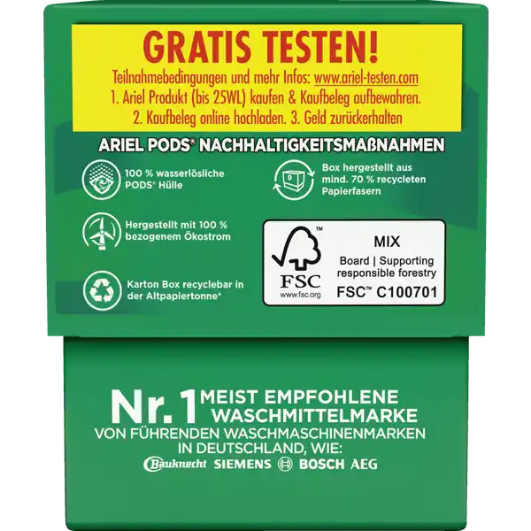 Universal+ All-in-1 Pods Vollwaschmittel Flüssig Touch of Unstoppables 15WL