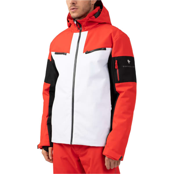 Veste de ski SUN VALLEY DRAGGO SKI JACKET M WHITE