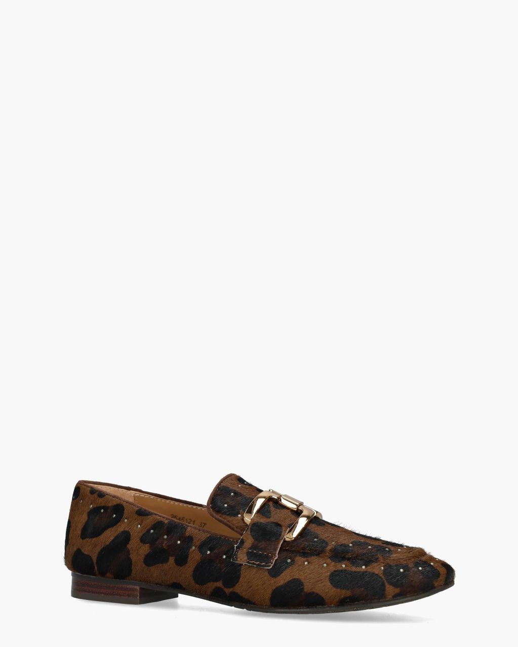 Di Lauro Catrina Bruin/Zwart Damesloafers
