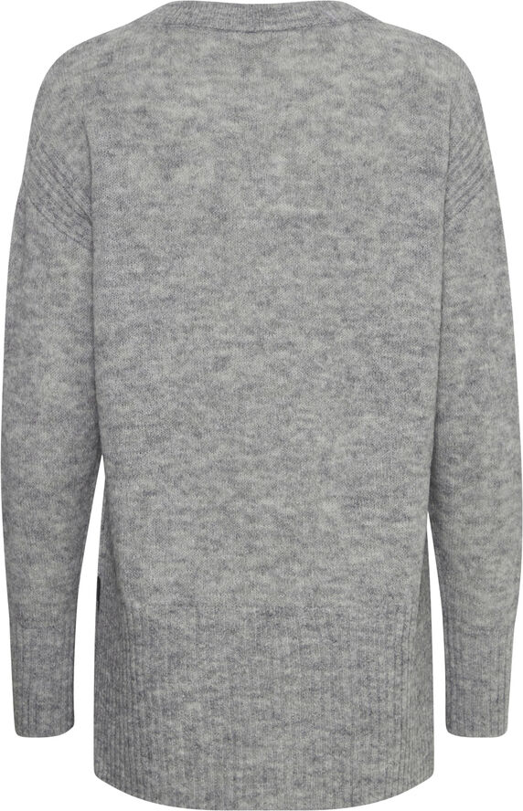 ICHI IHKAMARA LONG LS Grey melange