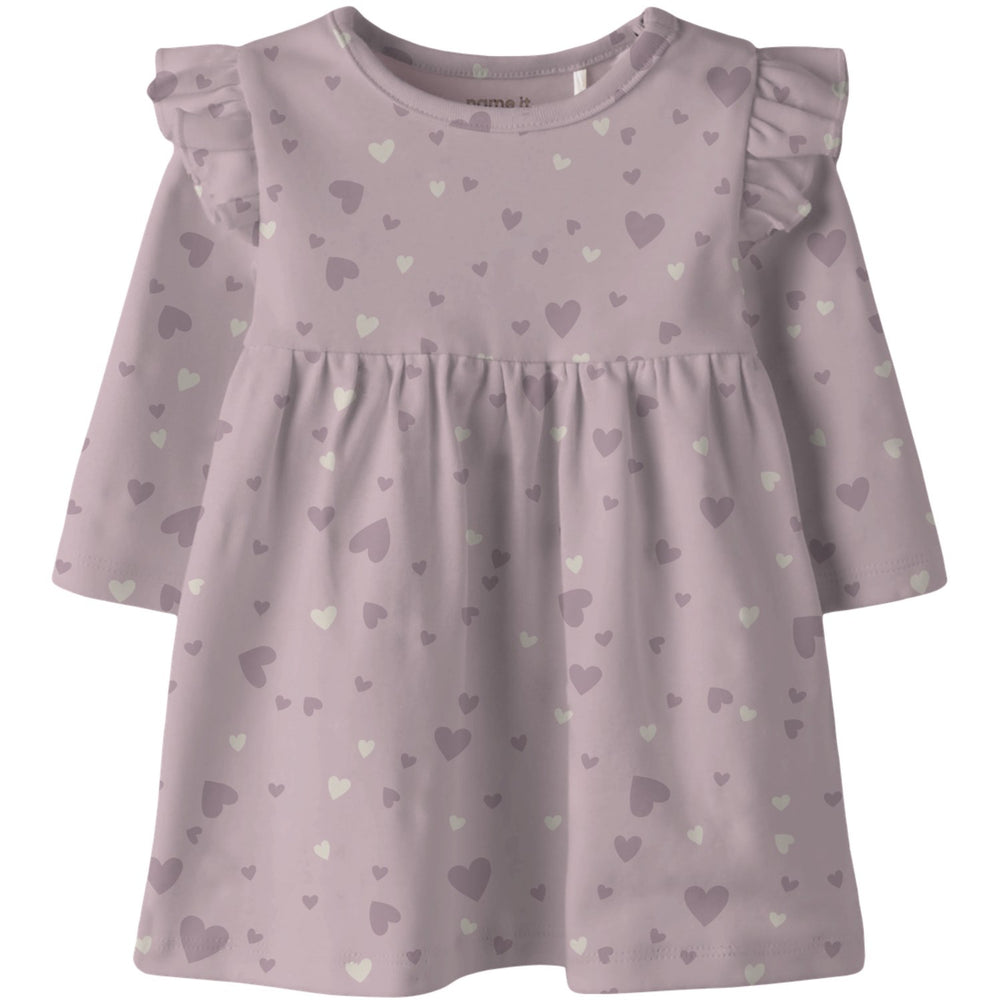 Køb Name It Keepsake Lilac Nbfbheart Ls Kjole