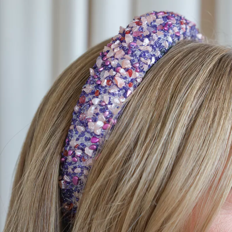By Stær CASSANDRA Hairband - Purple