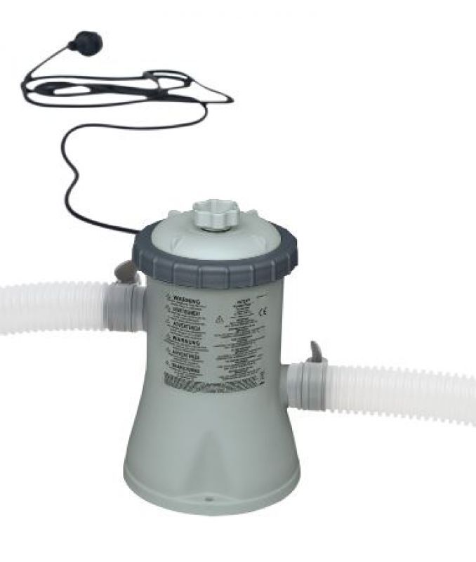 Intex Zwembadpomp - Filterpomp - 1250 liter/uur - 12V - 1250 liter/uur - 26x25.4x25.4 cm