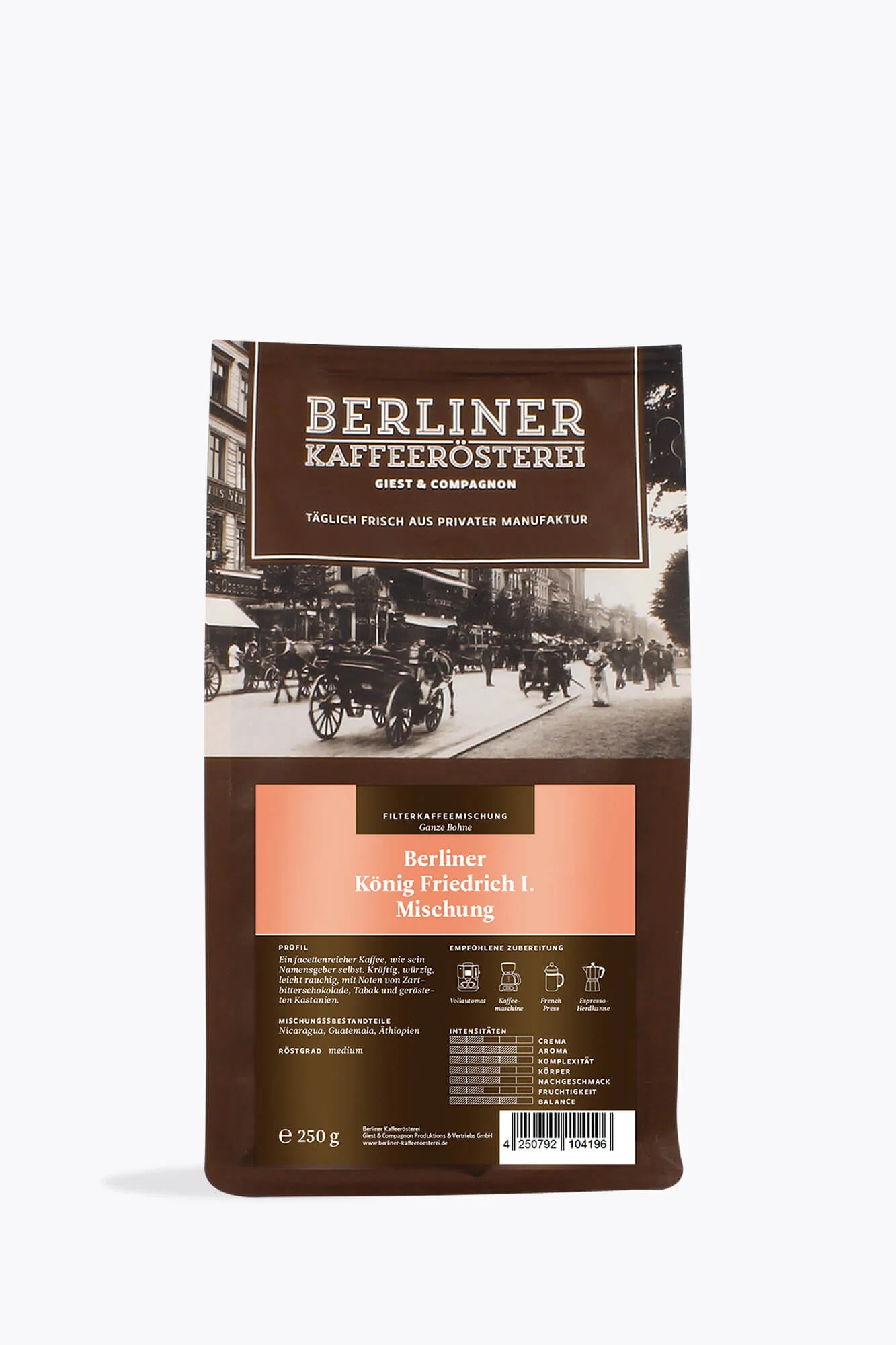 Berliner Kaffeerösterei Berliner König Friedrich I. Mischung