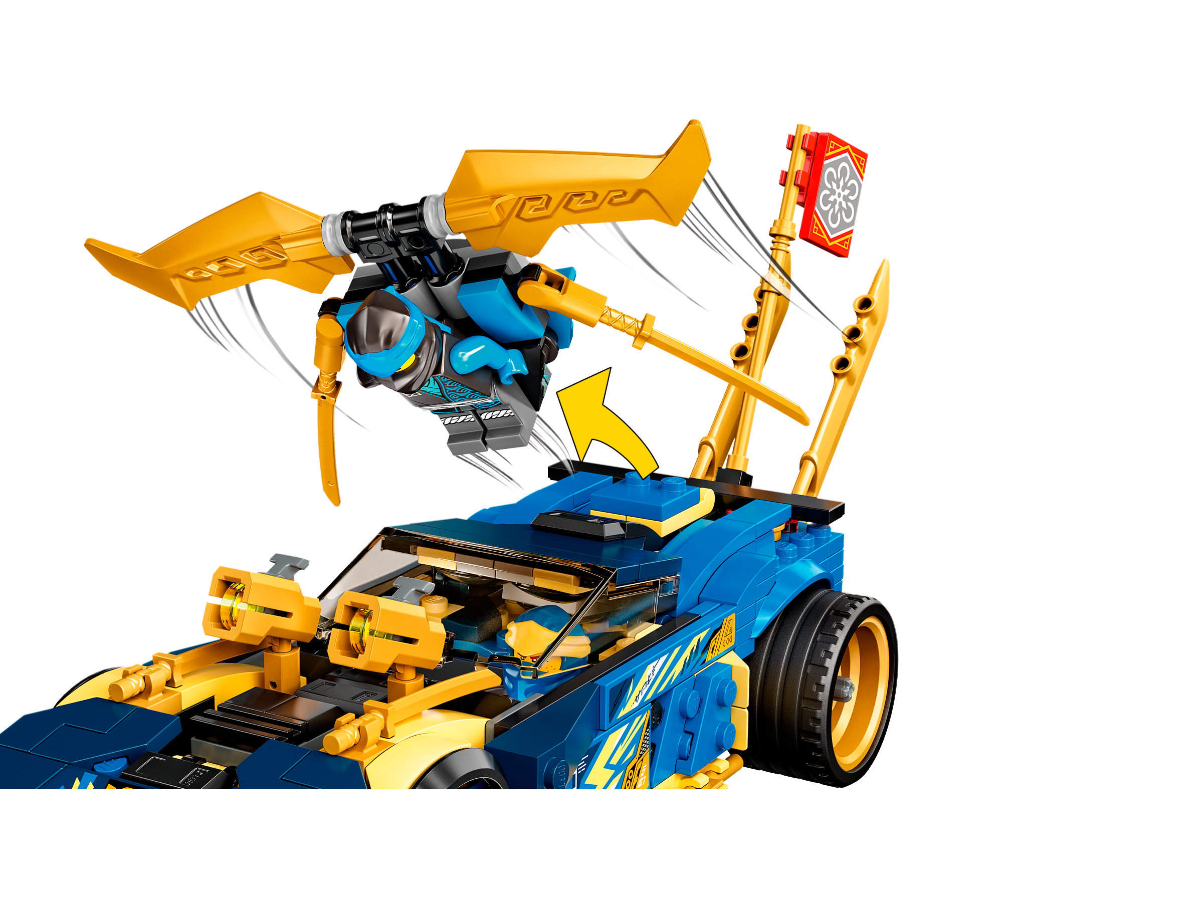 Carro de corrida de Jay e Nya - Evolution 71776
