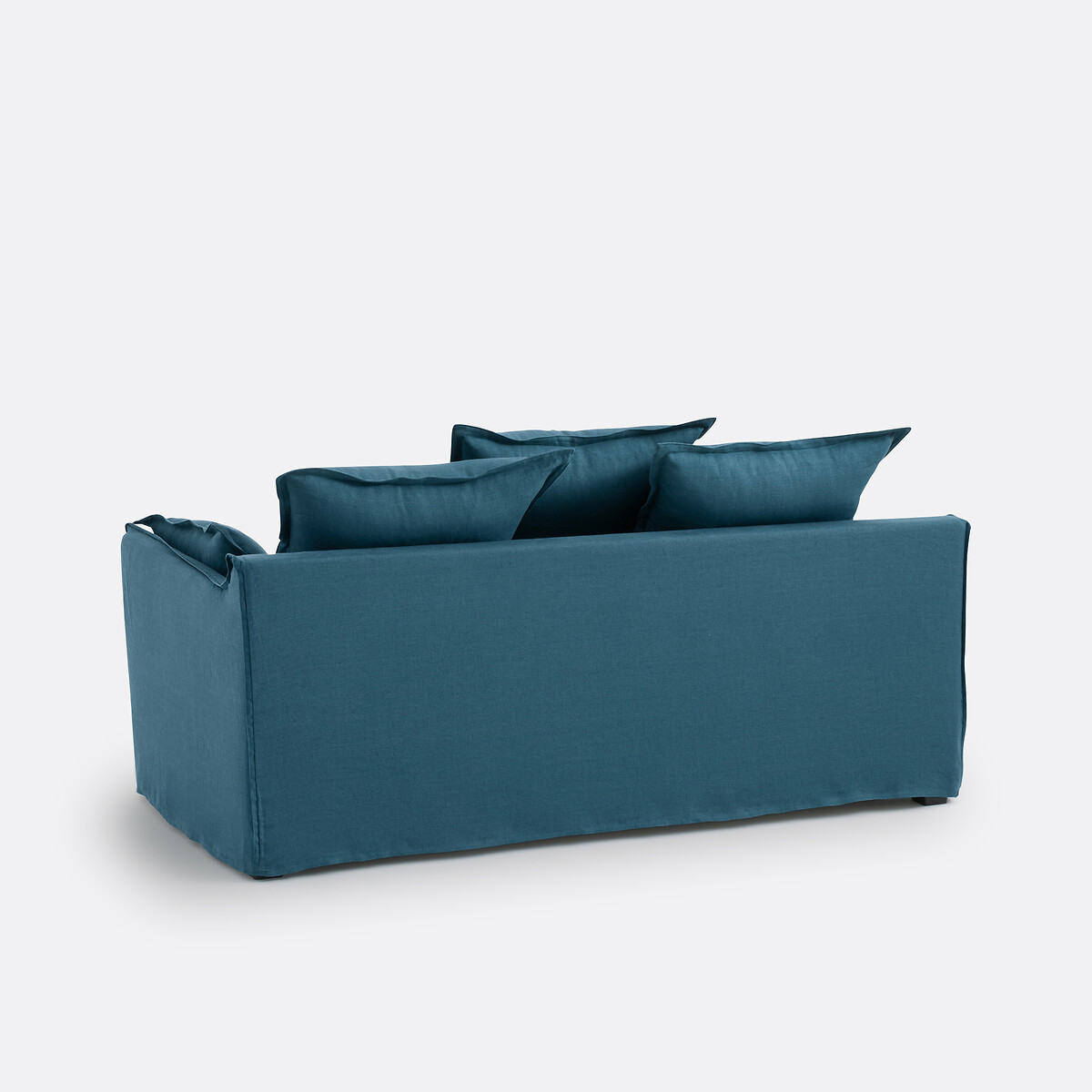 LA REDOUTE INTERIEURS<br>Slaapbank H14 cm, gekreukt linnen, Odna
