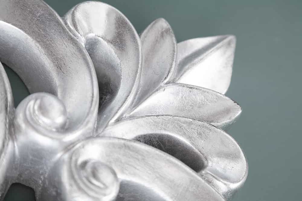 Eleganter Wandspiegel VENICE 180x90cm silber antik Barockstil