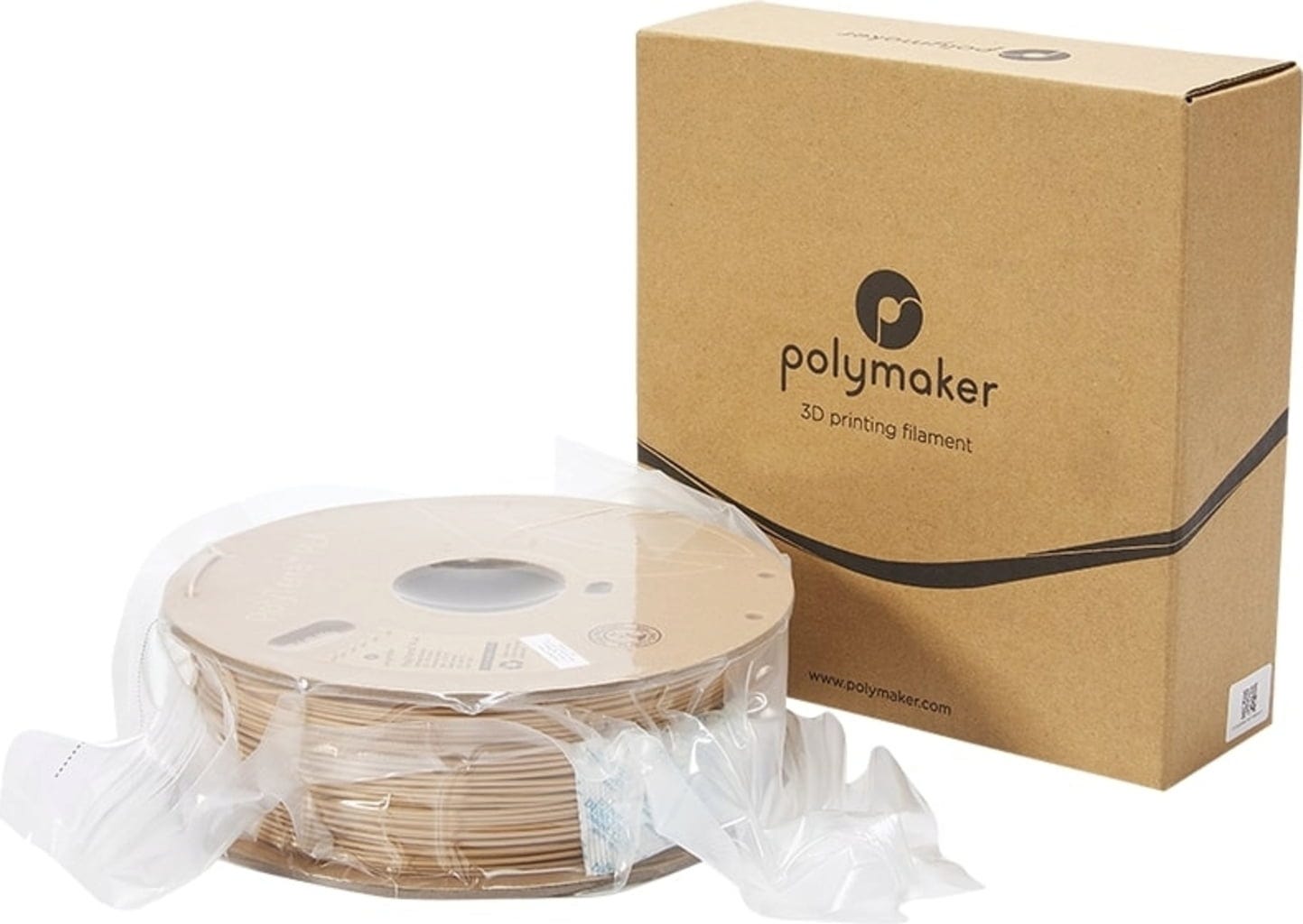 Polymaker  PolyTerra PLA Peanut, 1,75 mm / 1000 g    Filament mit reduziertem Kunststoffgehalt