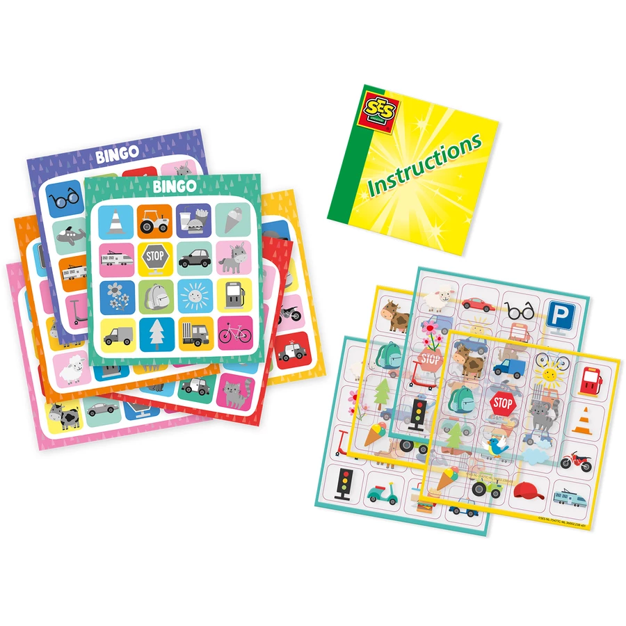 SES Creative® Reise-Fenstersticker-Bingo