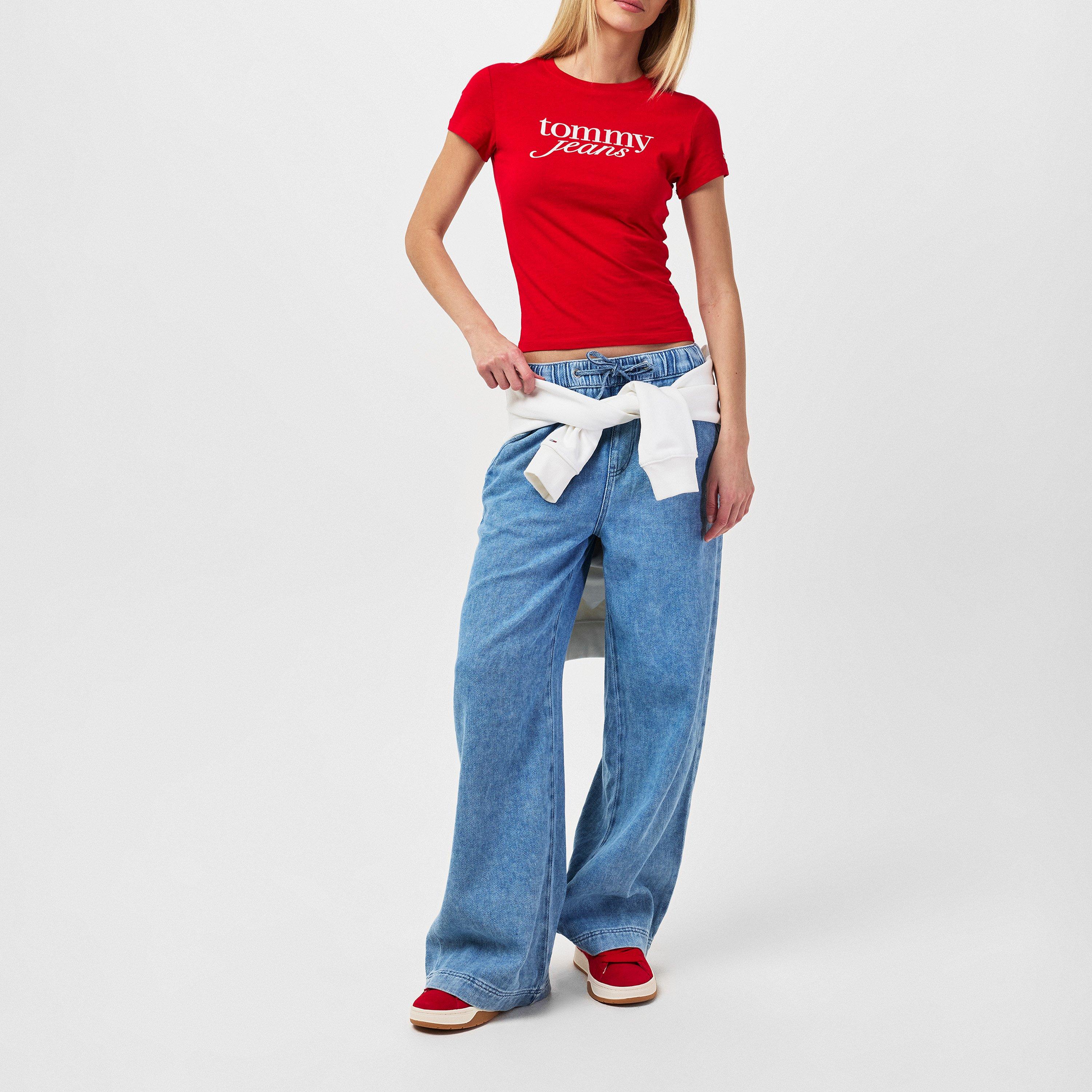 Tommy Jeans TJW SLIM ESSENTIAL LOGO TEE EXT