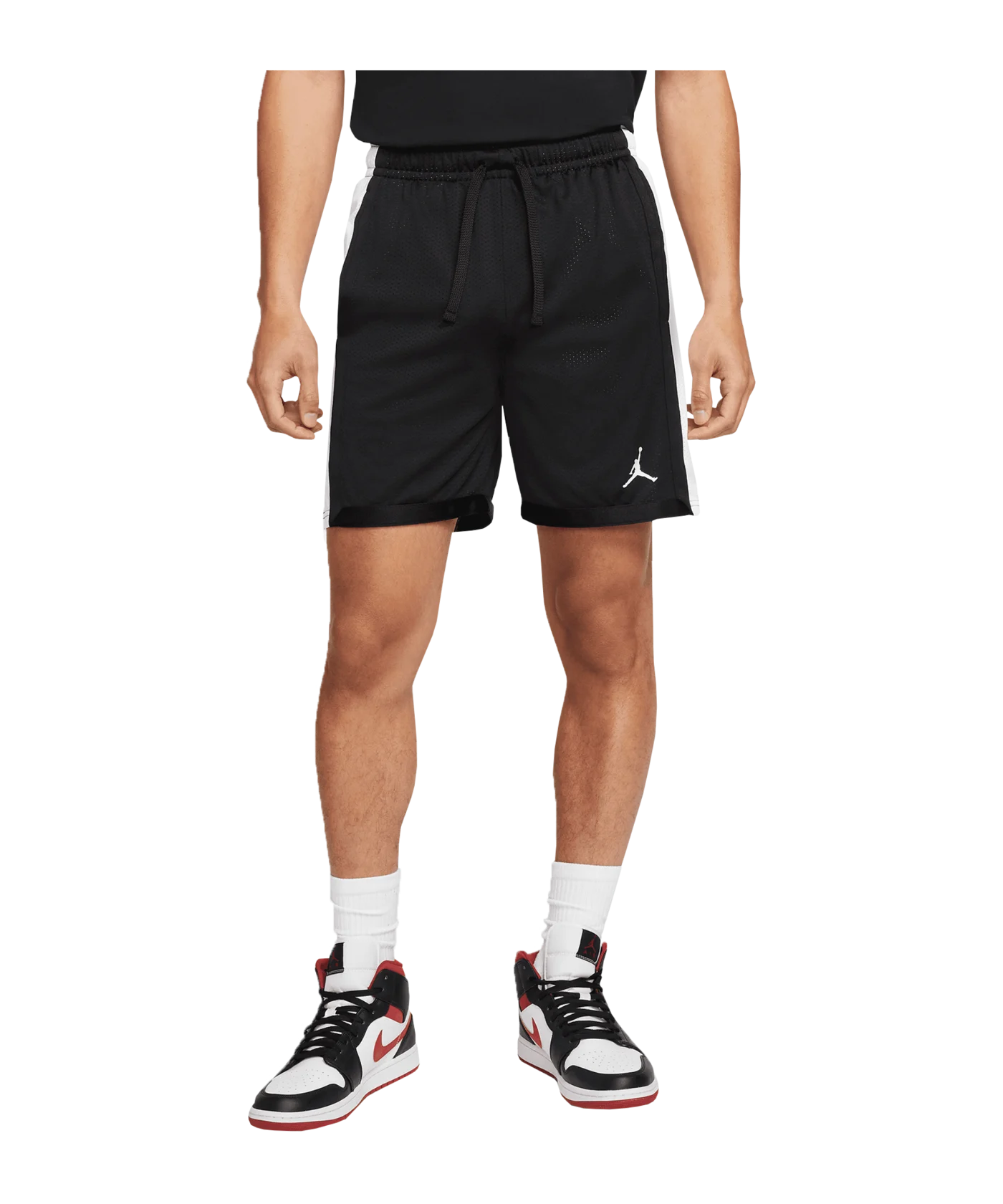 Jordan Air Knit Short Schwarz Weiss F010
