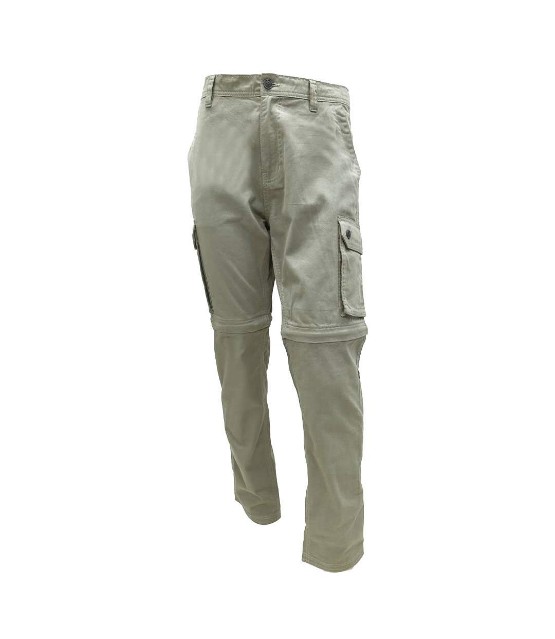 Pantalon treillis homme transformable 3 en 1 pantacourt et bermuda