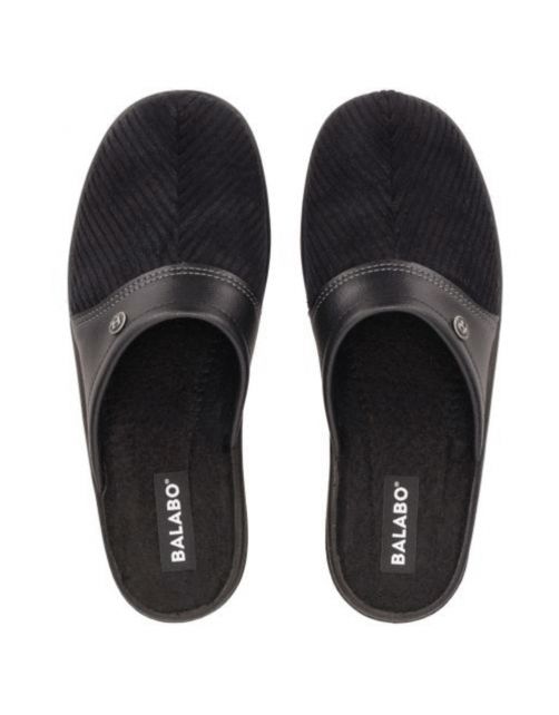Balabo Pantoffel 8560 Zwart - Instappers