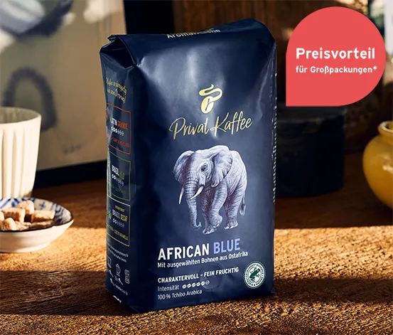 Privat Kaffee African Blue – Ganze Bohne