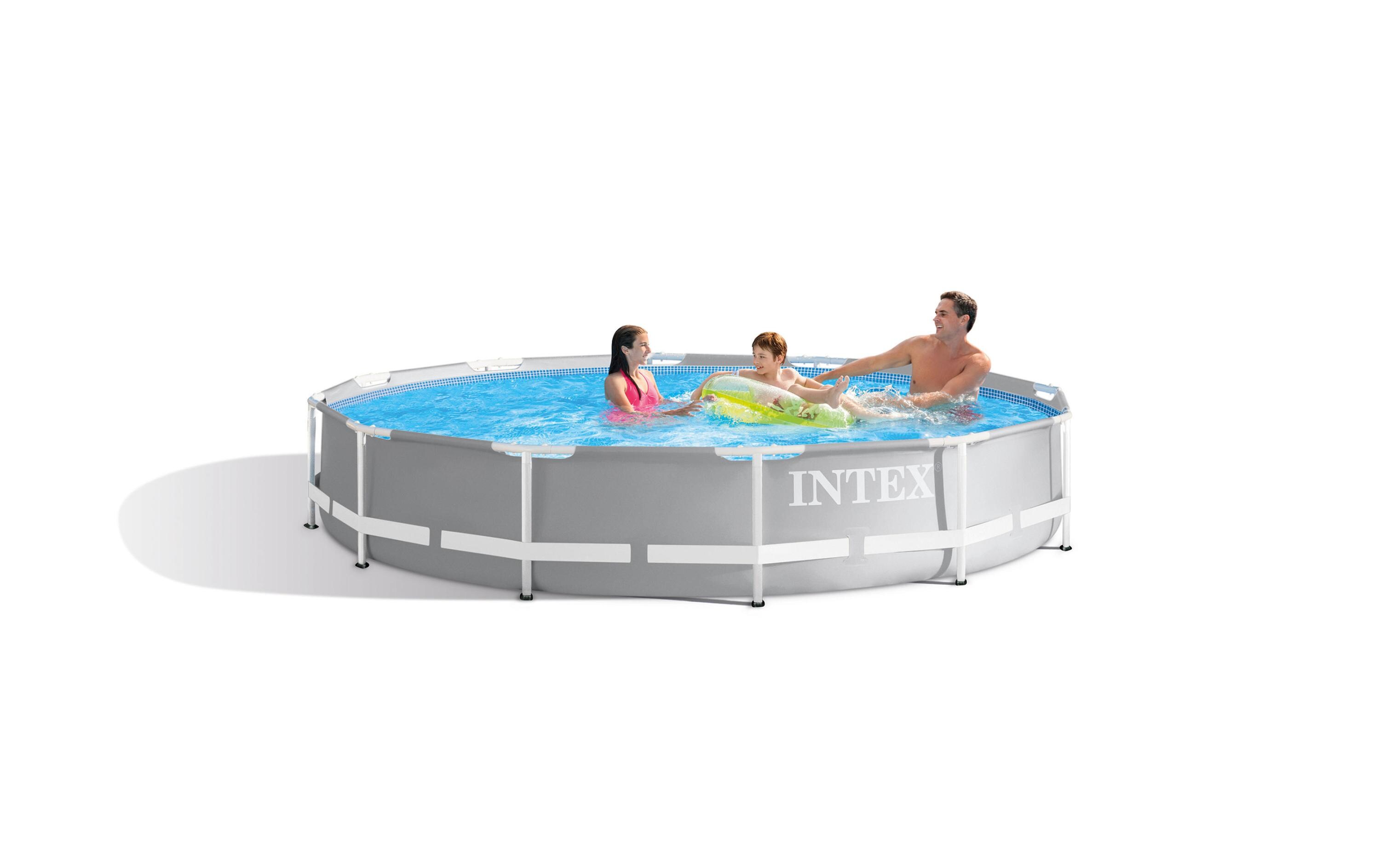 Pool Prism Frame Set 366 x 76 cm<br>Rasch aufgebauter Pool, mit Filterpumpe