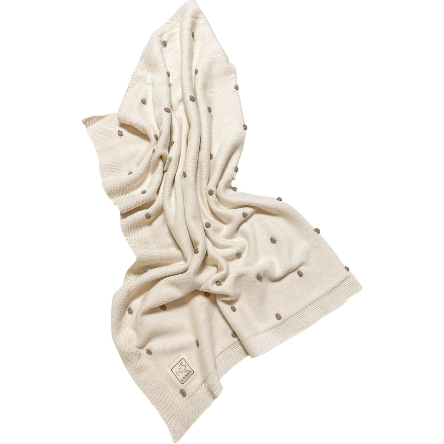 Kaiser Babydecke KNOTS organic cotton cremeknots light brown