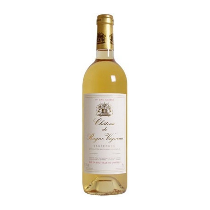 Château de RAYNE VIGNEAU 2009 - Sauternes - 1er Cru Classé - par Caisse bois de 12 bouteilles 75 cl