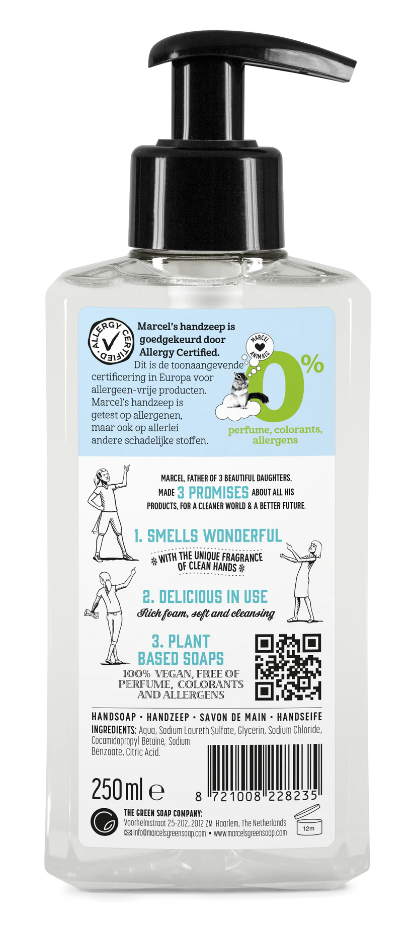 Marcel’S Green Soap Handzeep 0% (250 ml)