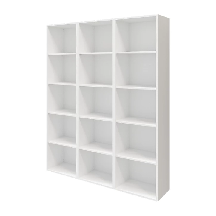 Etagère bibliothèque blanche GoodHome Atomia H. 187,5 x L. 150 x P. 35 cm