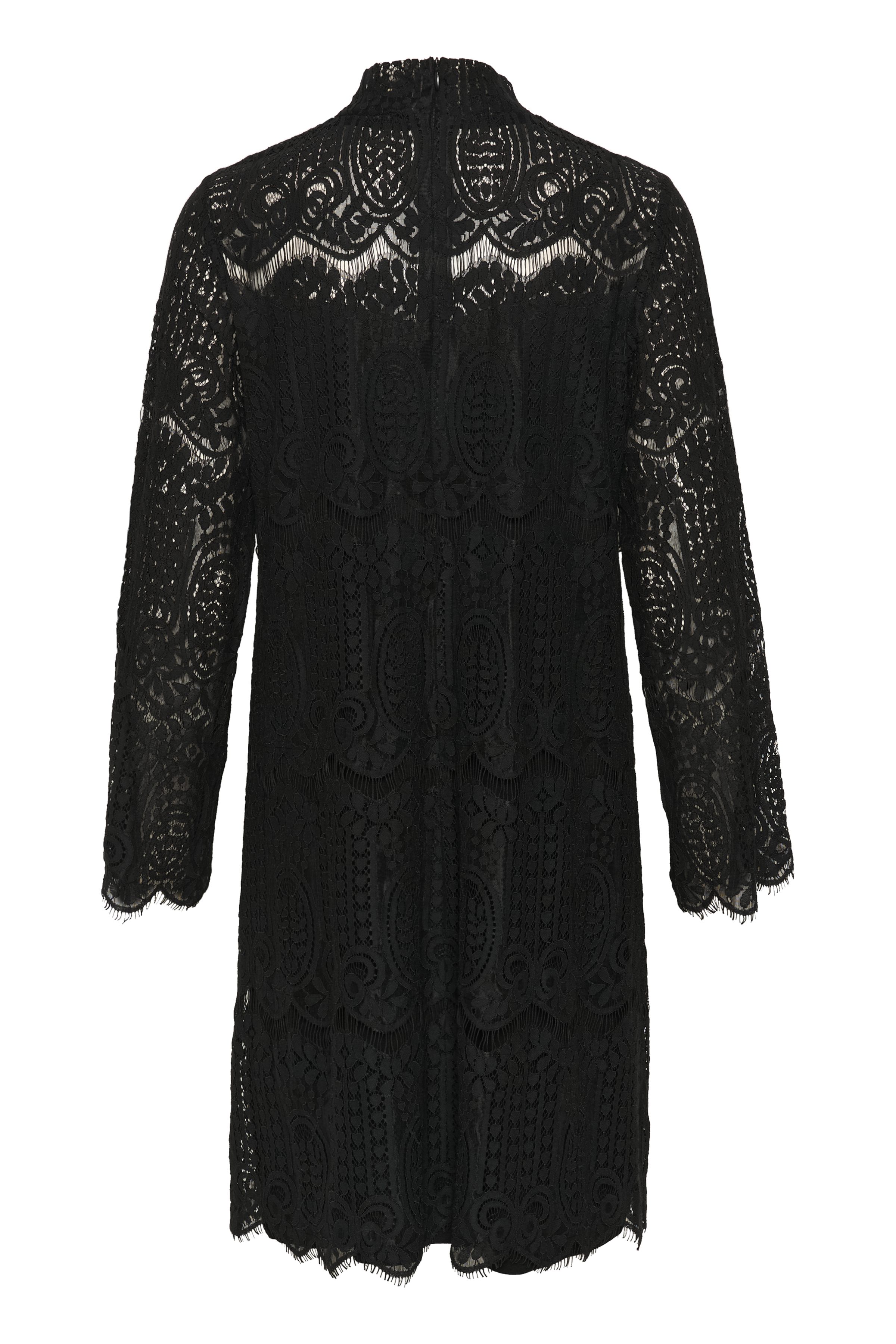 Culture - Ima Lace Short Dress - Black