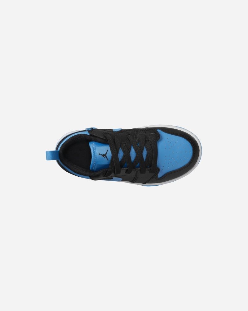 Chaussures Nike Air Jordan 1 Low Noir & Bleu pour enfant