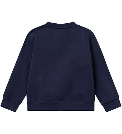 Wood Wood Sweatshirt - Rød - Navy