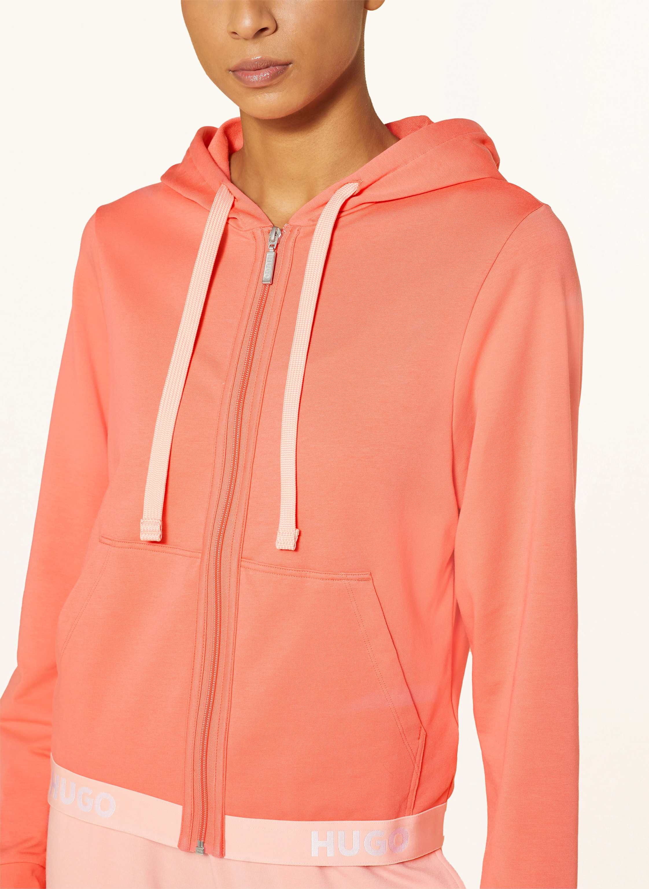 HUGO Lounge-Sweatjacke SPORTY LOGO