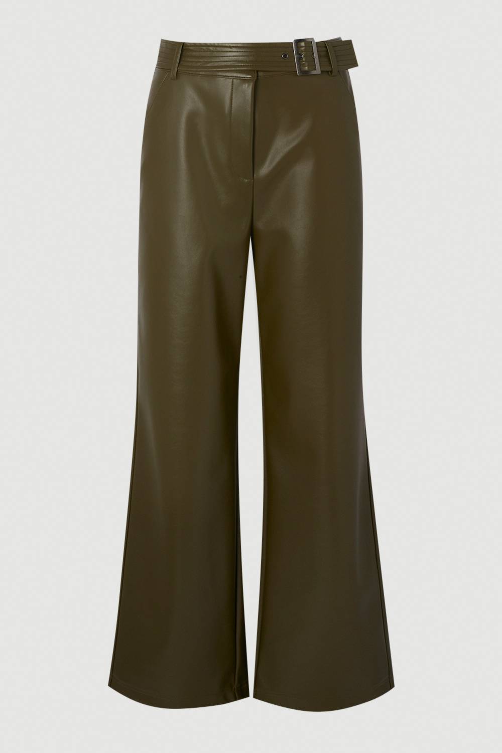 KarenMillen Pantalon à Détail Ceinture en synthétiquecuir