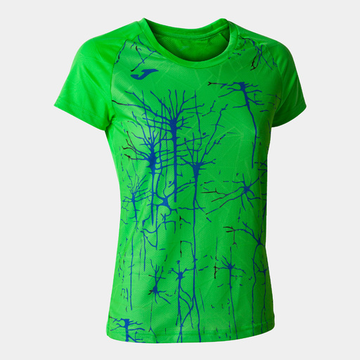 Camiseta Joma Elite Ix de manga curta verde fluorescente