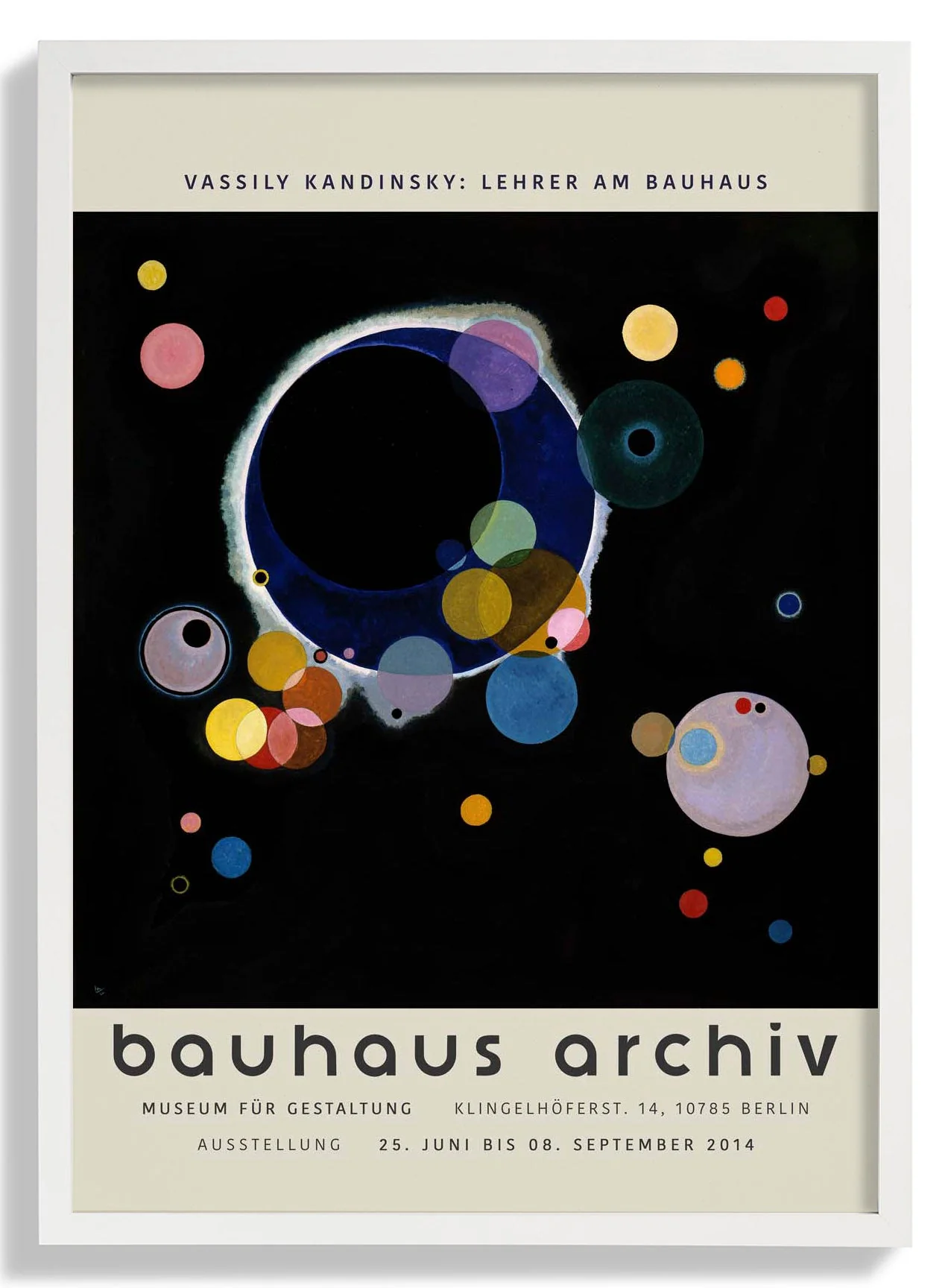 Mehrere Kreise von Wassily Kandinsky Ausstellung