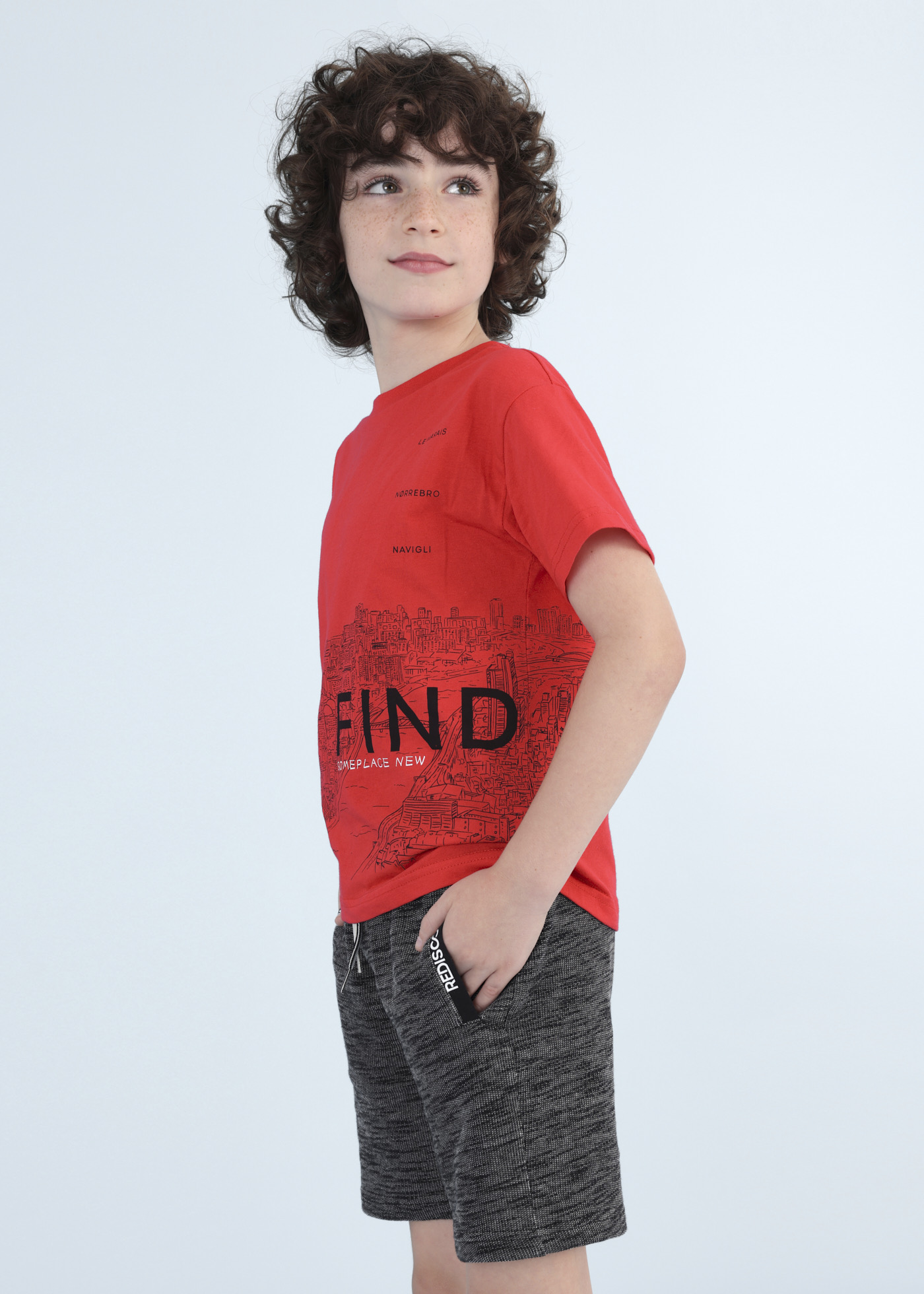 Conjunto de algodão de duas peças para meninos