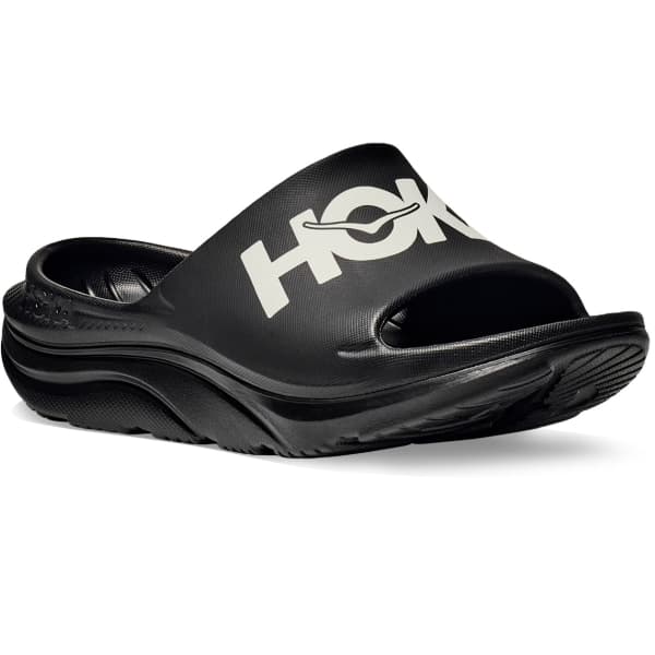 Sandale de récupération HOKA ONE ONE ORA ATHLETIC SLIDE BLACK / WHITE