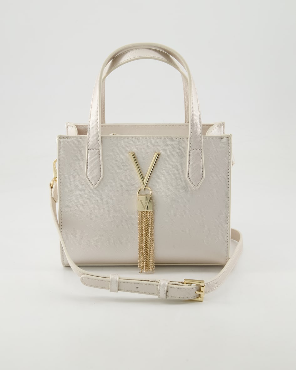 Valentino Shoping Divina Umhängetasche in Silber