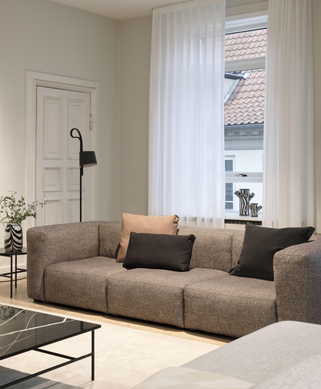 Hay Mags Soft bank 3 zits combinatie 1 Sense Cognac