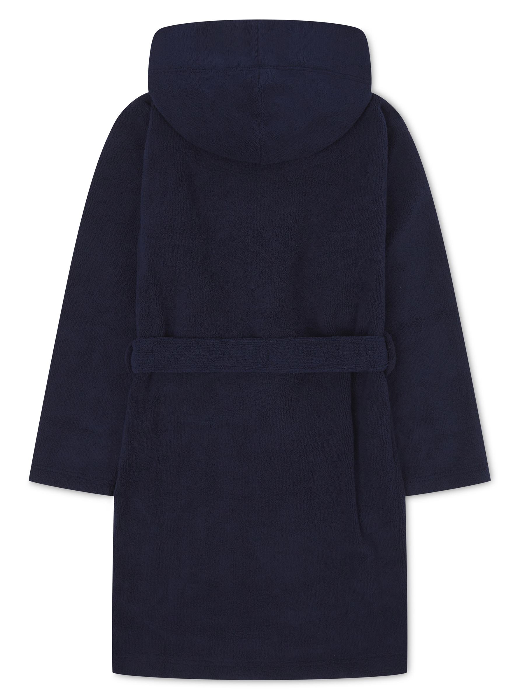 Midnight Blue - Lyle & Scott Boys Bucke Bathrobe