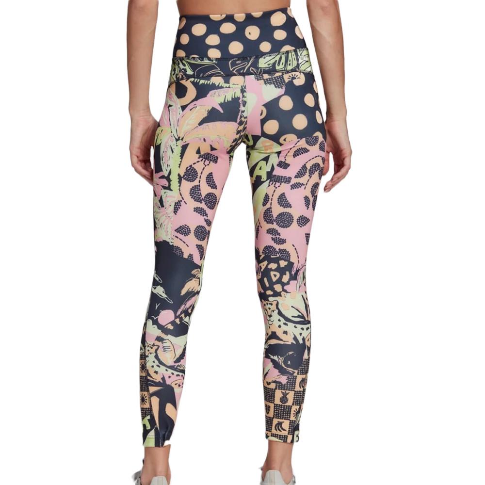 Adidas Legging Marine Imprimé Femme Adidas Farm Feel