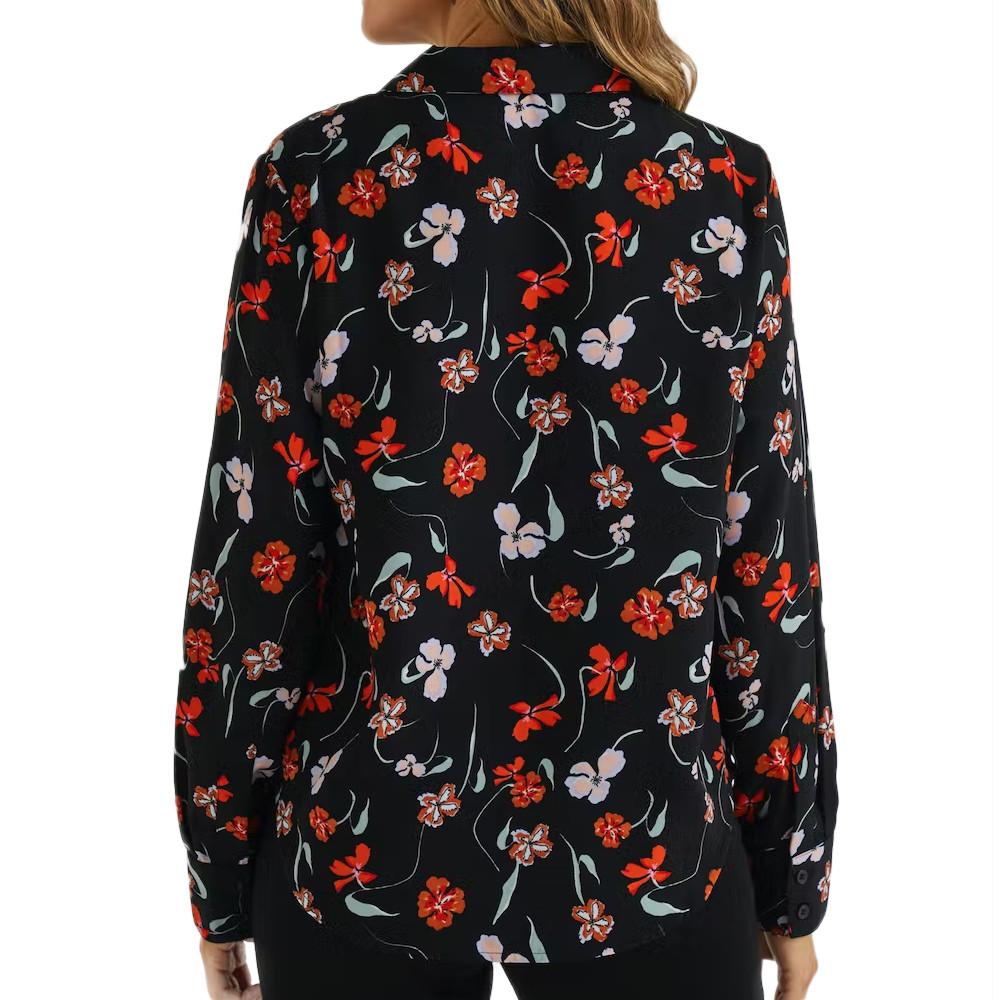 JDY Blouse Noir à fleurs Femme JDY Edith