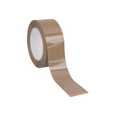 Ruban adhésif d'emballage - 48 mm x 100 m - havane
