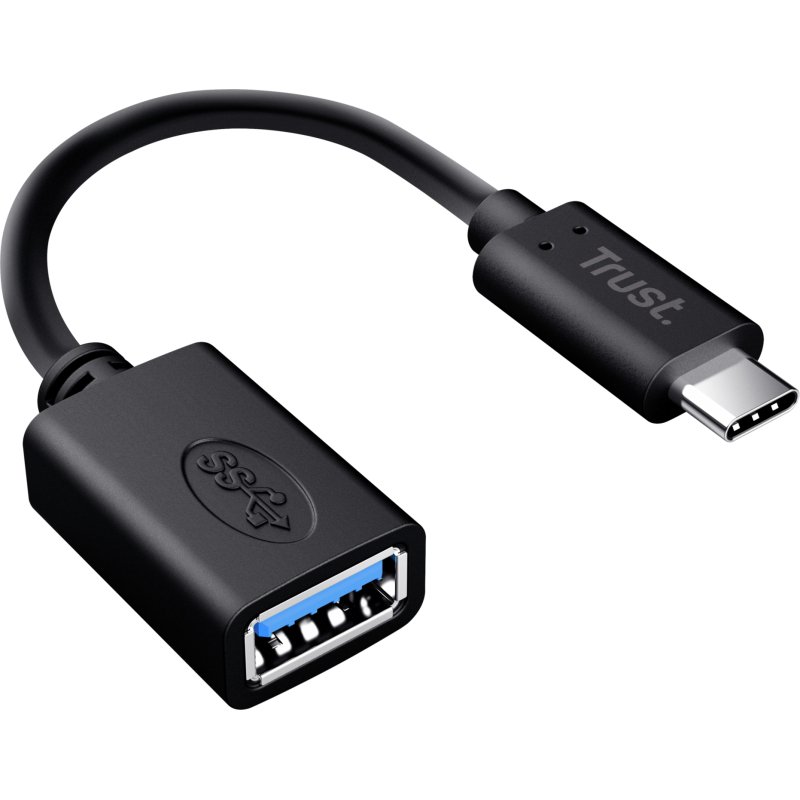 Trust 20967 câble USB 0,09 m USB C USB A Noir