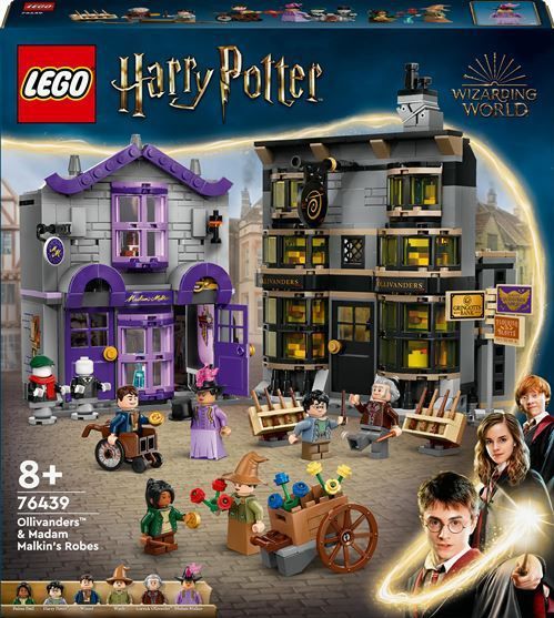 LEGO Harry Potter - Olivander en Madame Guipure - Bouwspel - 744 Stukken