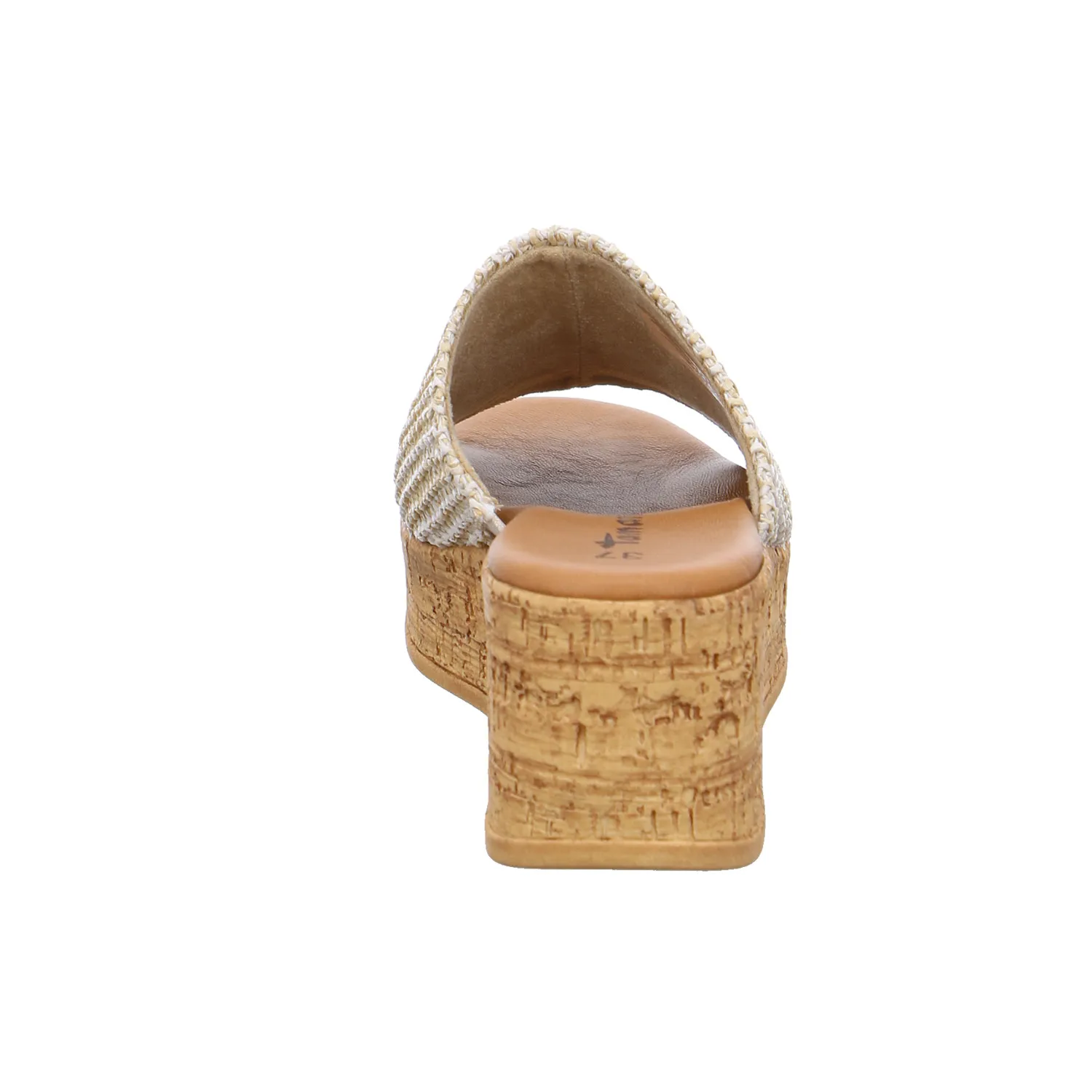 TAMARIS Pantolette Beige Leder