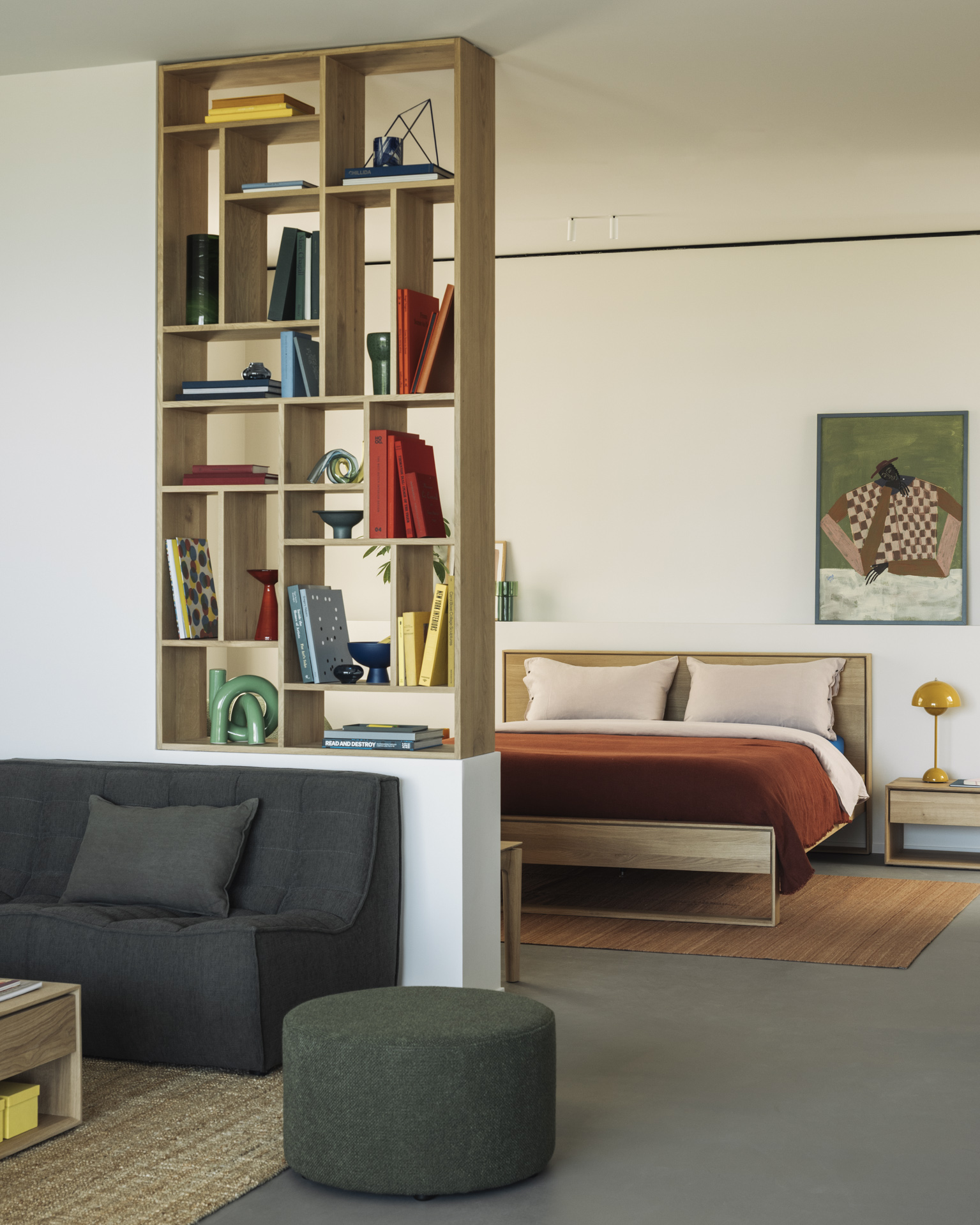 Sofa N701 3 seat - dark grey