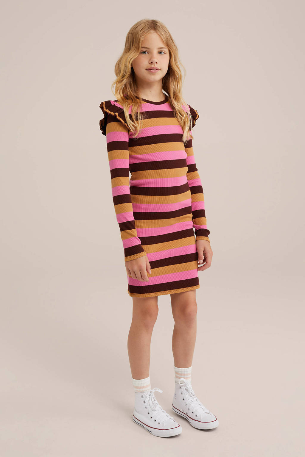 WE Fashion jurk multi