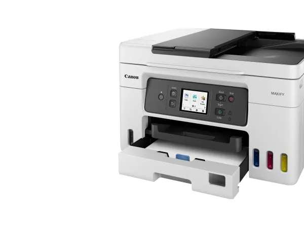 Canon MAXIFY GX4050 - Multifunktionsprinter - farve - blækprinter - kan genopfyldes - Legal (216 x 356 mm) (original) - A4/Legal (medie) - op til 18 ipm (udskriver) - 350 ark - 33.6 Kbps - USB 2.0, Wi-Fi(ac), LAN