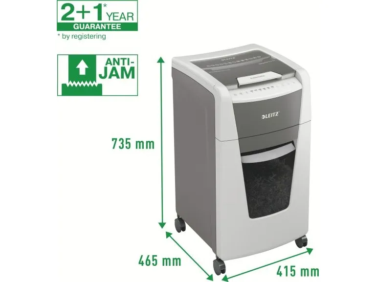 Makulator Leitz IQ AutoFeed Office 300 mikromakulering 2x15 mm (P-5)