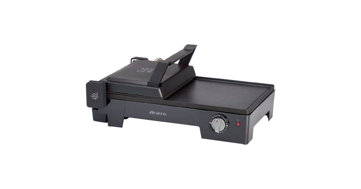 ArieteMulti Grill 3 in 1 1916/10 contactgrill  (Zwart)
