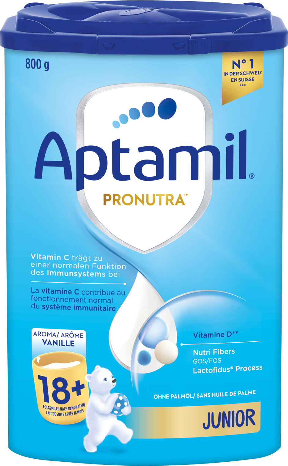 APTAMIL PRONUTRA JUNIOR 18  Plv Vanille Ds 800 g