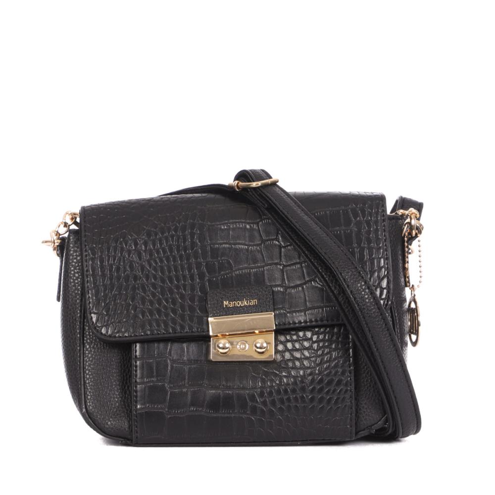 Manoukian Sac bandoulière Noir Femme Manoukian Forest