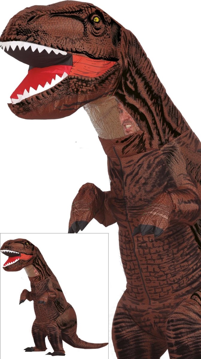 Dinosaurus Pak Bruin Opblaasbaar